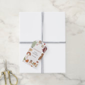 ボホーボーイ赤ちゃんシャワーギフトラベル ギフトタグ (より糸付き)