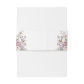 ボホーマウヴと薄紫フローラ結婚ズ 招待状ベリーバンド (裏面例)