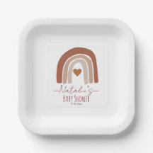 ボホーメインの水の色の赤ちゃんシャワー虹