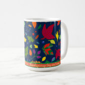 ボホーモダンサンクフアンキュ紅葉カスタム コーヒーマグカップ (正面右)