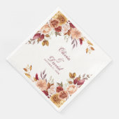 ボホーモダンバーンオレンジテラコッタフローラ結婚ズ (コーナー)