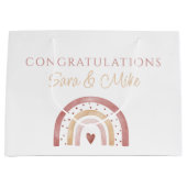 ボホーレインボーオフィッシュ抱き枕 ラージペーパーバッグ (正面)