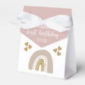 ボホーレインボーグリッターハートファースト誕生日フビープボー フェイバーボックス (正面サイド)