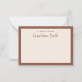 ボホーレインボーサイコセラピストセラピスト ノートカード (裏面)