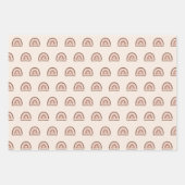 ボホーレインボーサイコセラピストセラピスト ラッピングペーパーシート (正面3)