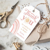 ボホーレインボーサンシャイン誕生日サンキューギフトラベル ギフトタグ