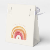 ボホーレインボーテラコッタベビーシャワー フェイバーボックス (裏面サイド)