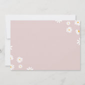 ボホーレインボーデイジー誕生日フォトサンキューカード サンキューカード (裏面)