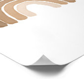 ボホーレインボーニュートラルボーイ子供部屋デコール ポスター (角)