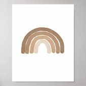 ボホーレインボーニュートラルボーイ子供部屋デコール ポスター (正面)