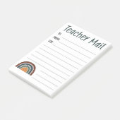 ボホーレインボーノート先生 ポストイット (アングル)