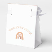 ボホーレインボーファースト誕生日ピンクパステル フェイバーボックス (裏面サイド)