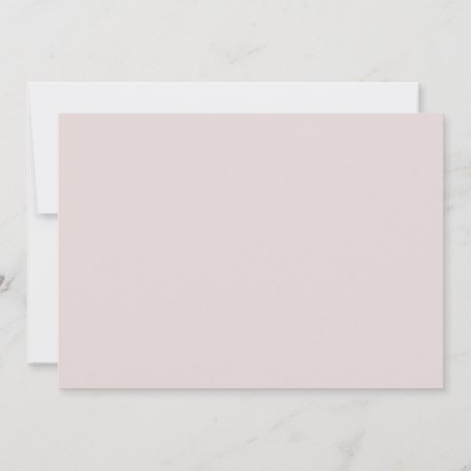 ボホーレインボーフローラワイルドフラワーガールベビーシャワー サンキューカード (裏面)