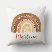 ボホーレインボーヘミアンベビー子供部屋ニュートラルサン クッション (裏面)