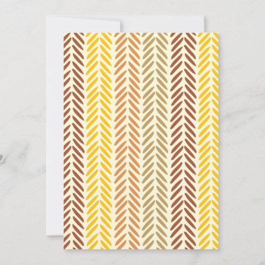 ボホーレインボーベアファースト誕生日招待状 セーブザデート (裏面)