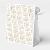 ボホーレインボーベビー男女兼用ベビーシャワーの好意 フェイバーボックス (裏面サイド)