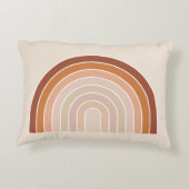 ボホーレインボーベージュテラコッタ アクセントクッション (裏面)