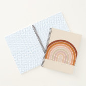 ボホーレインボーベージュテラコッタ ノートブック (内部)