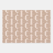 ボホーレインボーラインアーチinブラウン&テラコッタ ラッピングペーパーシート (正面)