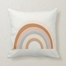 ボホーレインボー子供部屋枕のナチュラルさび