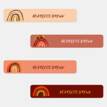 ボホーレインボー新学期水彩防水