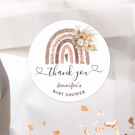 ボホーレインボー男女兼用ベビーシャワークラシック ラウンドシール
