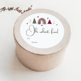 ボホーレインボー&ハートオ何おもしろいから休日 ラウンドシール