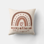 ボホーレインボーOT職業セラピストギフト クッション (裏面)