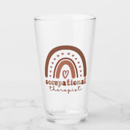 ボホーレインボーOT職業セラピストギフト タンブラーグラス