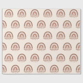 ボホーレインボーOT職業セラピストギフト ラッピングペーパー (フラット)