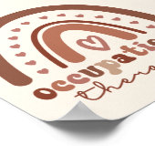 ボホーレインボーOT職業セラピスト ポスター (角)