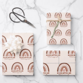 ボホーレインボーOT職業セラピスト ラッピングペーパーシート