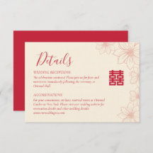 ボホーレッドとベージュ中国のフローラ結婚詳細