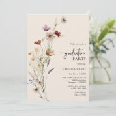 ボホー卒業パーティー招待状 招待状 (スタンド正面)