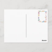 ボホー海の下でカーリー日付を保存 ポストカード (裏面)