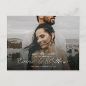 ボホー海の下でカーリー日付を保存 ポストカード (正面)