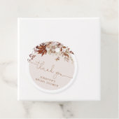 ボホー秋の葉のブライダルシャワープレゼントタグ フェイバータグ (インサイチュ)