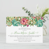 ボホー素朴吸肉ドライブスルーブライダルシャワー 招待状 (スタンド正面)