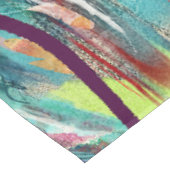 ボホ万華鏡のように千変万化するパターン-自然インスパイアフローラアート –  テーブルクロス (アングル)