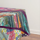 ボホ万華鏡のように千変万化するパターン-自然インスパイアフローラアート –  テーブルクロス (インサイチュ)