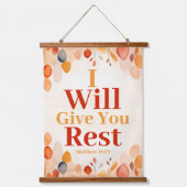 ボホ与えクリスチャンの壁を休め 吊り下げ型タペストリー (正面)