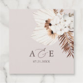 ボホ乾燥パーム葉結婚ズ フェイバータグ (裏面)