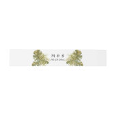 ボホ乾燥パーム葉結婚ズ 招待状ベリーバンド (フラット)
