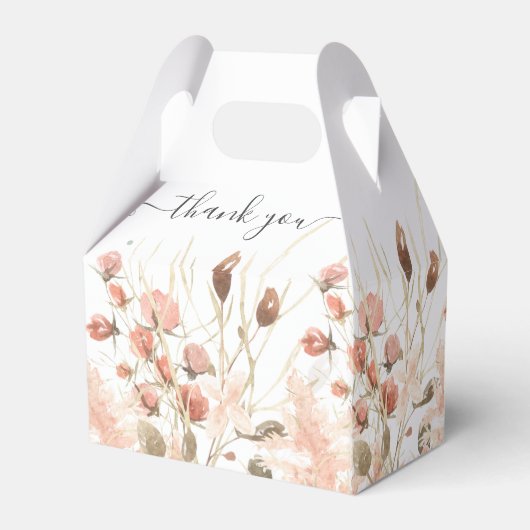 ボホ乾燥水彩フローラ結婚ズ フェイバーボックス (裏面サイド)