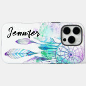 ボホ先住民アメリカンドリームキャッチャー Case-Mate iPhoneケース (裏面 (横))