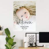 ボホ写真バプテスマ歓迎サイン ポスター (ホームオフィス)