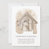 ボホ出生安定シーンホリデーカード シーズンカード (正面)