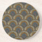 ボホ刺繍アーチパターンコースター コースター (正面)