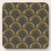 ボホ刺繍アーチパターンコースター コースター (正面)