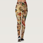 ボホ動揺して羽パターン レギンス (裏面)